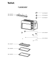 Схема №1 TL600860/BY с изображением Клавиша для тостера (фритюрницы) Tefal SS-986426