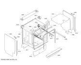 Схема №6 DI260411 с изображением Передняя панель для посудомоечной машины Bosch 00700810