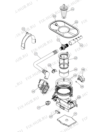 Схема №6 D3530 KO   -SS FH 60 (900001285, DW20.4) с изображением Кабель для посудомоечной машины Gorenje 230417