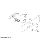 Схема №5 HB4BY56 с изображением Панель управления для плиты (духовки) Bosch 00667486