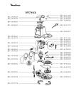 Схема №3 DFC84E(2) с изображением Пружинка для кухонного комбайна Moulinex MS-0673160