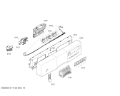 Схема №5 SRS46T08EU с изображением Передняя панель для посудомойки Bosch 00665481