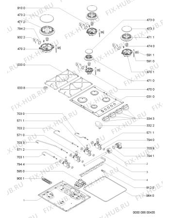 Схема №1 AKL700WH3 (F091786) с изображением Инструкция по эксплуатации для электропечи Indesit C00357941