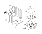 Схема №4 3CGX466B с изображением Газовый кран для электропечи Bosch 00498989