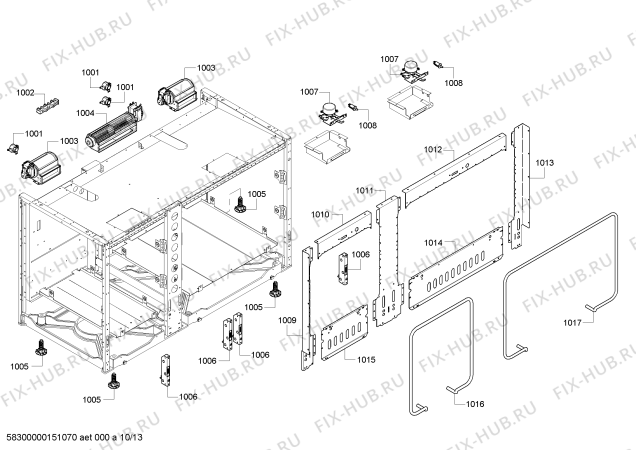 Схема №10 PRD486GDHC с изображением Панель для духового шкафа Bosch 00248857