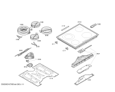 Схема №1 PKF651Q01E с изображением Стеклокерамика для плиты (духовки) Bosch 00474674