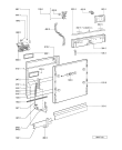 Схема №2 ADG 7460 с изображением Панель управления для посудомоечной машины Whirlpool 480140101262