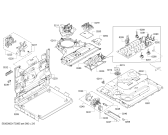 Схема №4 E95P62N3MK с изображением Кронштейн для духового шкафа Bosch 00630763