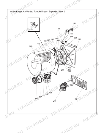 Схема №2 031244A1500A - C44A7 с изображением Тумблер для сушилки Whirlpool 481227138529