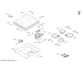 Схема №1 EKK604T10 BELION с изображением Стеклокерамика для электропечи Bosch 00770720
