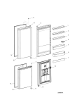 Схема №4 SMX85T1UK (F093893) с изображением Дверь для холодильника Indesit C00495405