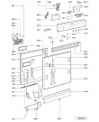 Схема №2 WP 65/2 IX с изображением Обшивка для посудомоечной машины Whirlpool 481245373481