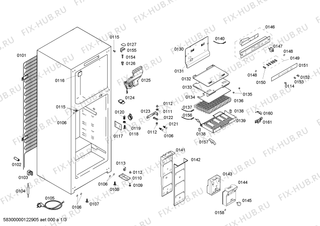 Схема №3 BD4304ANFE с изображением Контейнер для холодильника Bosch 00660619