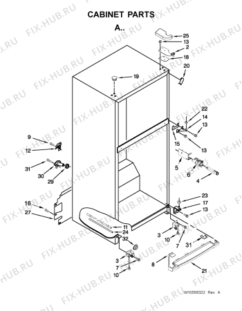 Схема №5 5VWT71REYF с изображением Сенсорная панель для холодильника Whirlpool 482000014908