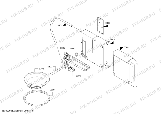 Схема №3 BSP250100 с изображением Клапан для электропечи Bosch 00643933
