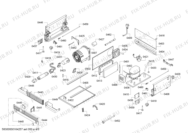 Схема №3 RF463202 с изображением Модуль управления для холодильника Bosch 00706605