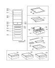 Схема №1 ERB3106 с изображением Обрамление полки для холодильника Aeg 2058170057