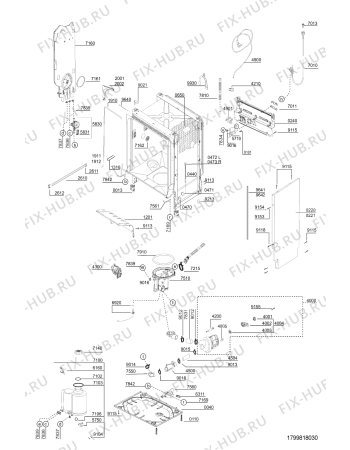 Схема №3 ADL 148 с изображением Обшивка для посудомоечной машины Whirlpool 481244011496