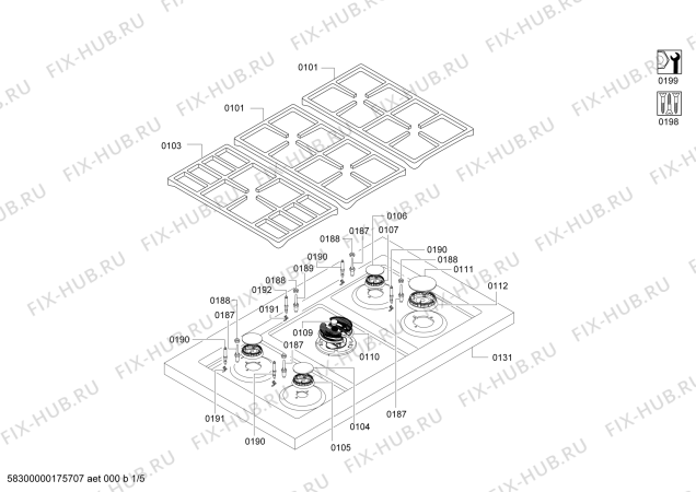 Схема №5 SOM123351I с изображением Переключатель для плиты (духовки) Bosch 00607929