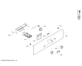 Схема №6 CB10453 с изображением Панель управления для плиты (духовки) Bosch 00790870