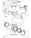 Схема №2 AWOE 9122 с изображением Блок управления для стиральной машины Whirlpool 481010451867