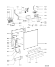 Схема №2 ADP 7868 IX с изображением Обшивка для посудомойки Whirlpool 480140100544