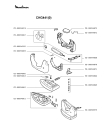 Схема №2 CHG445(0) с изображением Ручка для утюга (парогенератора) Moulinex CS-00094868