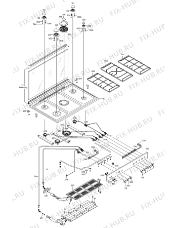 Схема №3 GI92293AX (347789, GI92293AX) с изображением Дверка для плиты (духовки) Gorenje 372374