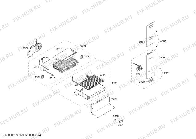 Схема №4 KGN46SMA02 S42STRP4 с изображением Модуль для холодильника Bosch 12001276