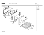 Схема №5 HSN972MEU с изображением Фронтальное стекло для плиты (духовки) Bosch 00219455