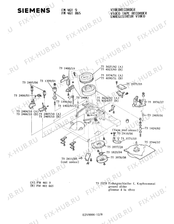 Схема №10 FM4619 с изображением Инструкция по эксплуатации для видеотехники Siemens 00530425