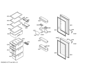 Схема №3 KGV33325GB с изображением Панель для холодильника Bosch 00445424
