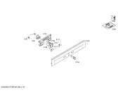Схема №5 B15P40N0FR с изображением Панель управления для плиты (духовки) Bosch 00669186