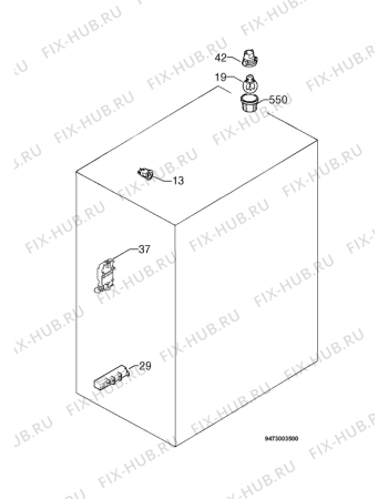 Взрыв-схема плиты (духовки) Parkinson Cowan SIG224GW - Схема узла Electrical equipment 268