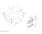 Схема №3 BS225130 с изображением Рамка для духового шкафа Bosch 00684064