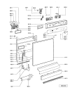 Схема №3 GSFP SYMPHONY ACT с изображением Микромодуль для электропосудомоечной машины Whirlpool 481221479571
