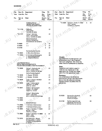 Схема №4 RM7515 с изображением Телескопическая антенна для аудиотехники Siemens 00751272