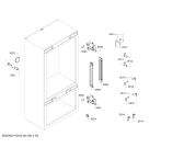 Схема №7 T30BB810SS с изображением Изоляция для холодильной камеры Bosch 00706911