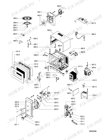 Схема №1 EMWS 2818/1 SW с изображением Стойка для микроволновки Whirlpool 481246279772