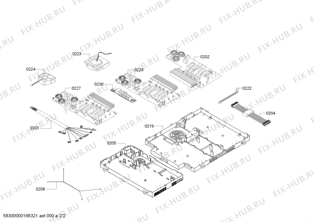 Схема №2 CI491103 IH6.1 - Standard с изображением Модуль для электропечи Bosch 00742718