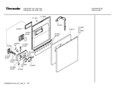 Схема №5 DW245UB с изображением Передняя панель для посудомойки Bosch 00353279