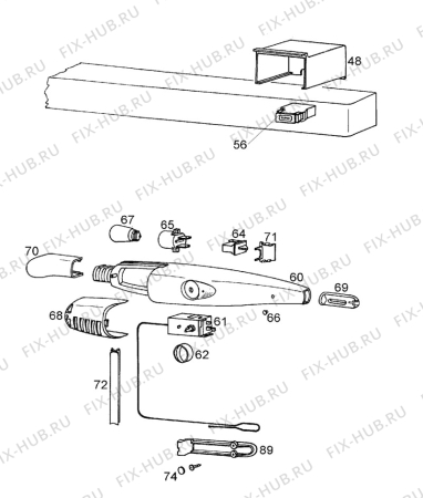 Взрыв-схема холодильника Zanussi ZK20/10 - Схема узла Electrical equipment 268