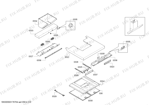 Взрыв-схема вытяжки Balay 3BC8660XM Balay - Схема узла 03