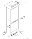 Схема №1 PKG1446 с изображением Часть корпуса для холодильной камеры Aeg 2231093671