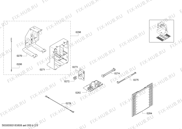 Схема №3 D76TH52N0 NEFF с изображением Инструкция по установке/монтажу для вытяжки Bosch 18009508