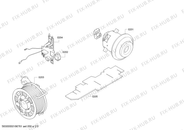 Схема №3 BSG81470 ergomaxx professional с изображением Шланг для мини-пылесоса Bosch 00574763