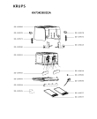 Схема №1 KH734D50/3DA с изображением Блок управления для тостера (фритюрницы) Krups SS-189616