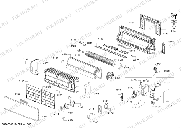 Схема №1 S1ZMI09911 9000 BTU IC UNITE с изображением Клапан для сплит-системы Bosch 11008534