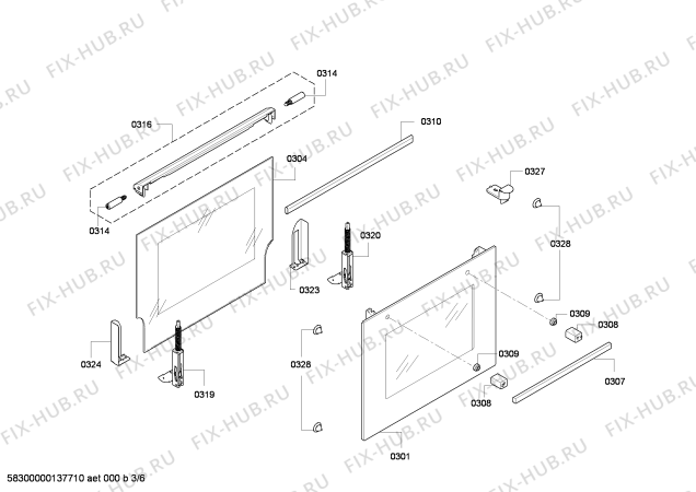 Схема №5 CH232210 с изображением Кнопка для духового шкафа Bosch 00614293