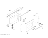Схема №5 CH232250 с изображением Панель управления для плиты (духовки) Bosch 00671670